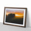 Sunrise over a Meadow in Abstract - Picture Frame Graphic Art Print-55724202-55724203