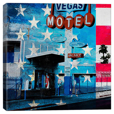 American Strip #2 by Fabrizio Graphic Art on Canvas
