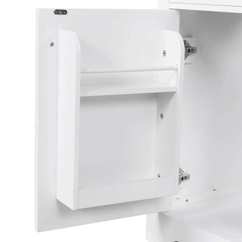 Meuble-lavabo 30 po avec comptoir, meuble-lavabo avec porte et 2 tiroirs