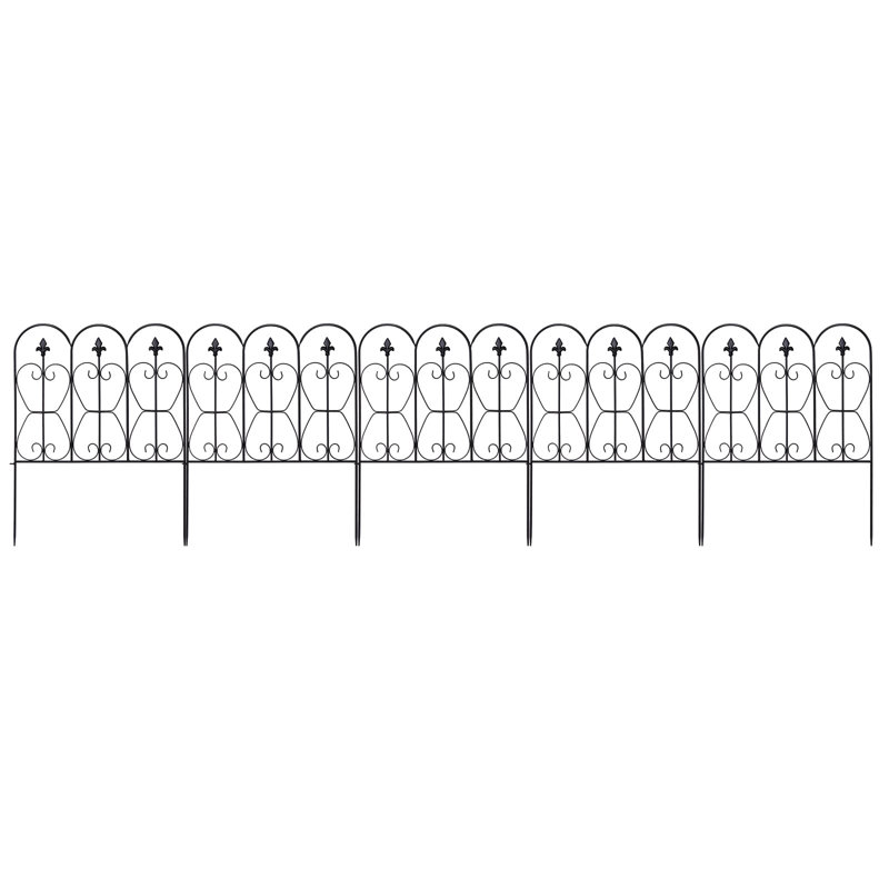 Metal Fence Panels Included