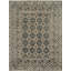 Gray Hand-Knotted Wool Trellis Starburst Geometric Modern Contemporary Carpet Rug-589310392