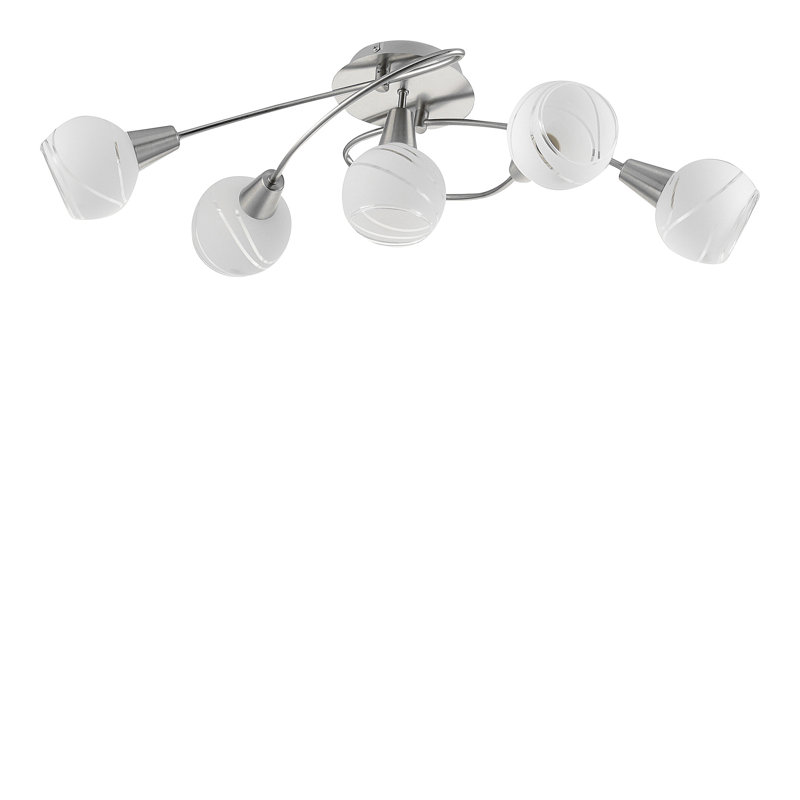 Glass Semi Flush Mount
