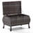Dejiah Rectangular Wicker Outdoor Coffee Table with Storage