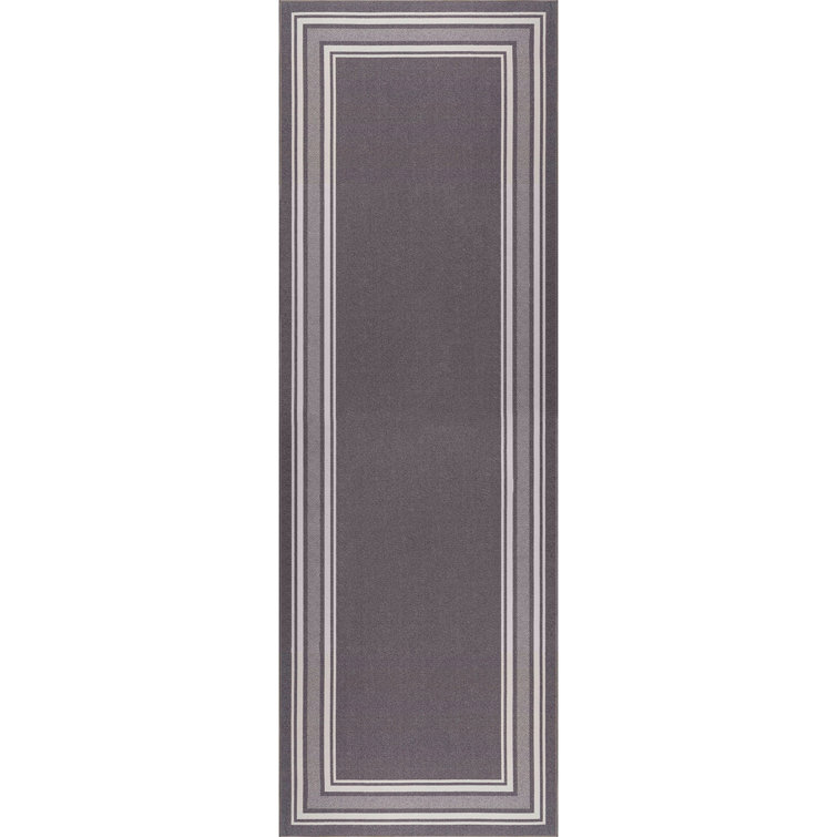 Quinter Gray Non-Slip Area Rug