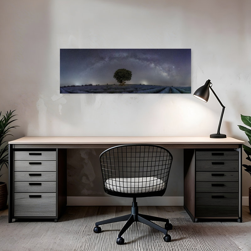 Art mural de paysage de paysage, H 12 po x l 36 po