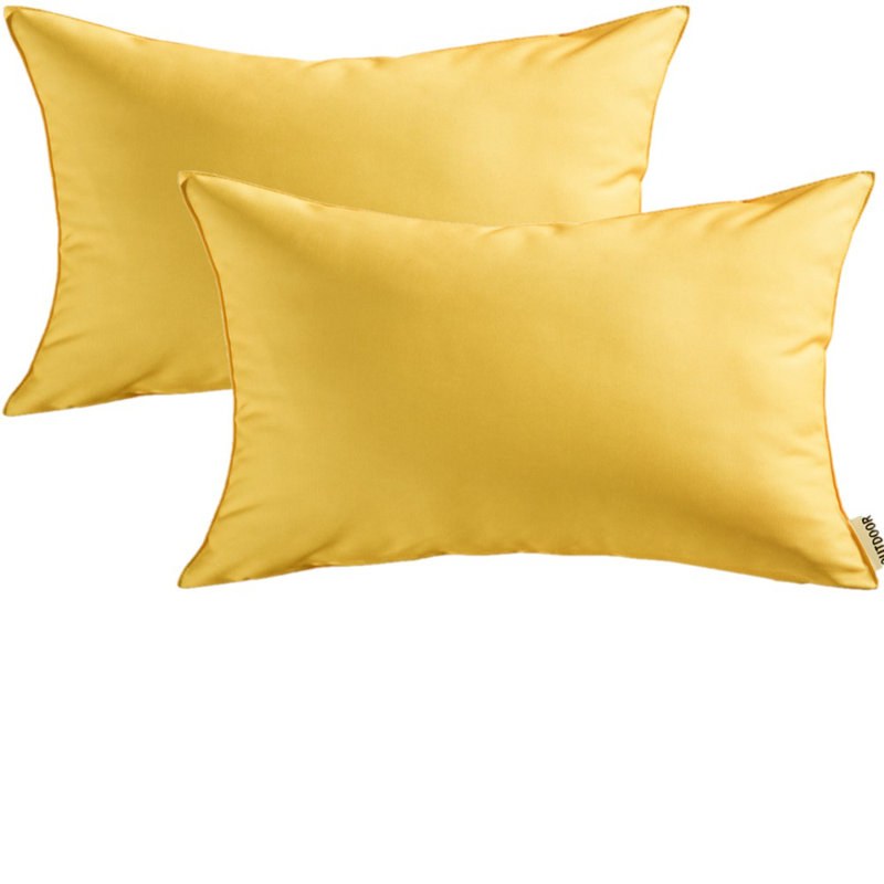 Ensemble de 2 coussins d'extérieur imperméables (JET INCLUS), Gris