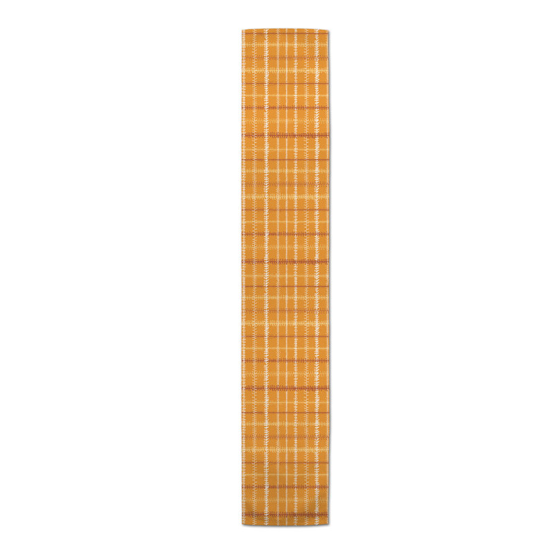 Chipperfield Chevron Cotton Blend Table Runner, 90" x 16", Chevron