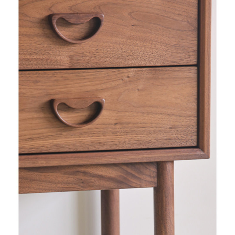 Armoire d'appoint en bois massif pour rangement