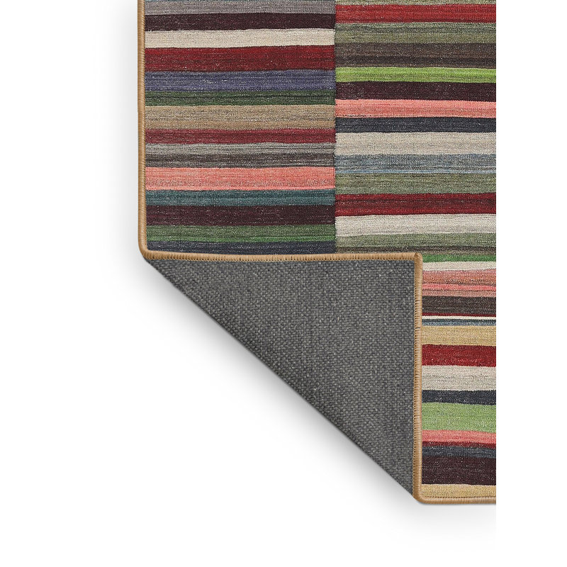 Tapis abstrait brun / beige / noir Pembina, Rectangle 7 pi x 9 pi