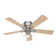 52" Crestfield 5 - Blade Flush Mount Ceiling Fan with Lights and Pull Chains