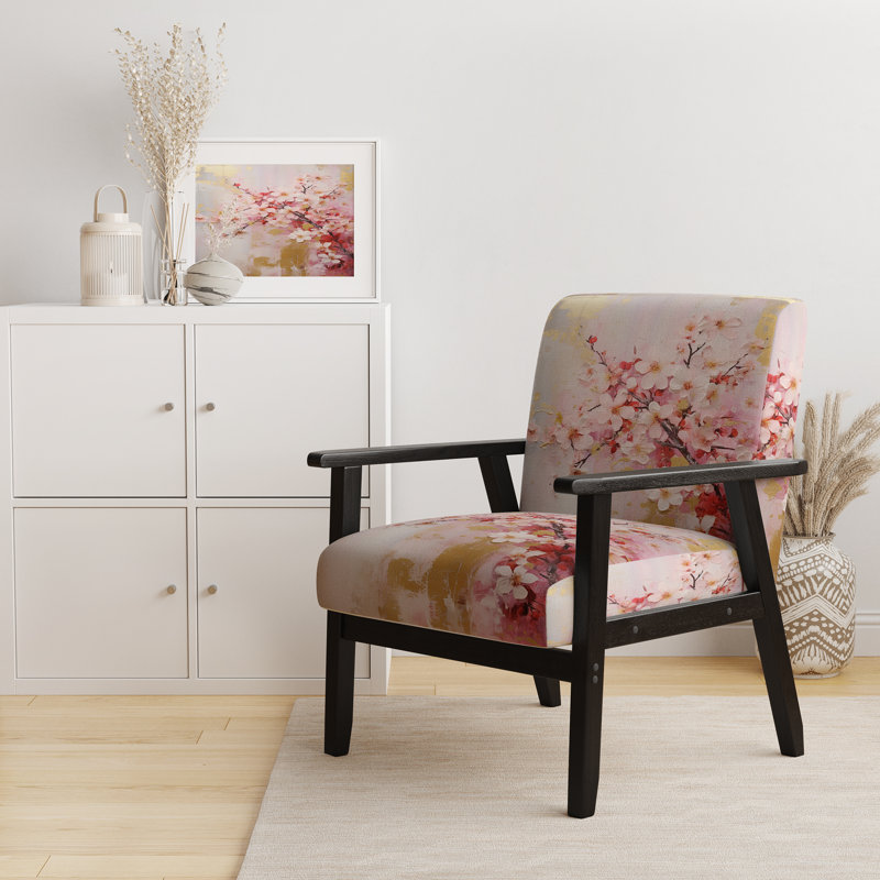 Chaise d'appoint rembourrée rose Apple Blossom Harmony VI