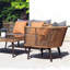 Chaise d'extérieur en plastique Modern Leisure