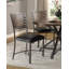 Ensemble de chaises rustiques industrielles