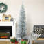Arbre de Noël artificiel 6 pi avec arbre de Noël mince 6 pi avec 390 branches réalistes et support en plastique
