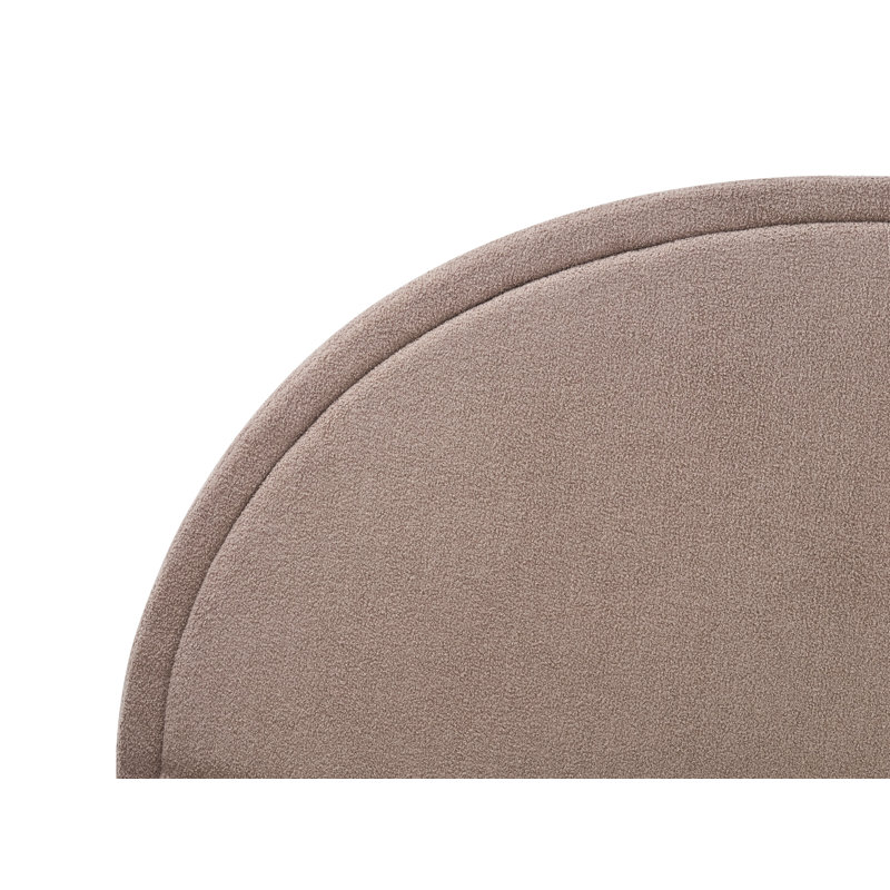 Bed Fabric MARGUT 200 cm, Brown, European Kingsize (160 x 200 cm)