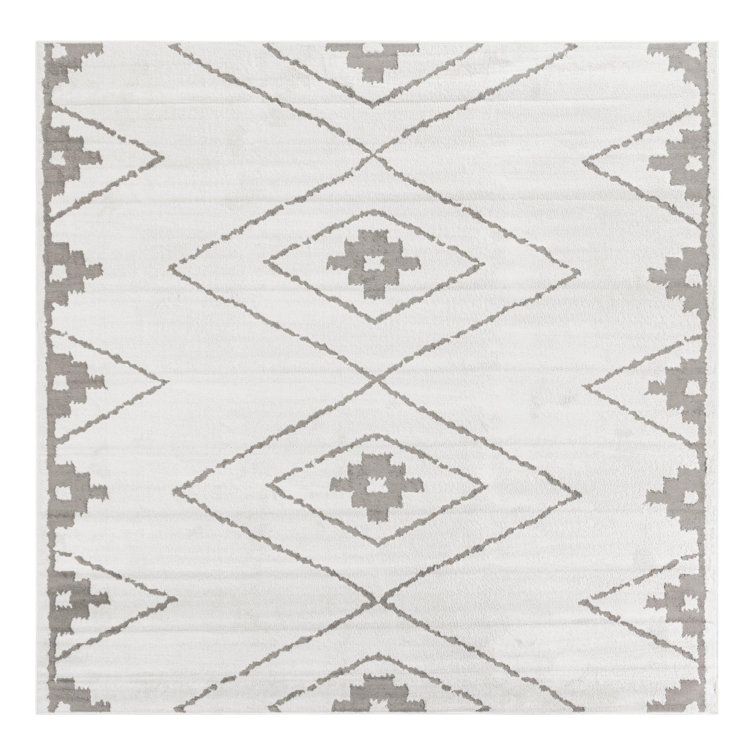 Latitude Run® Vefsna Nikolis Rug Ivory