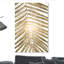 «Gold Tropical Leaves IV Gold Metallic», impression-2026132992-2026133004