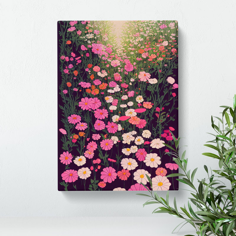 Mind Blowing Flowers, 76cm H x 50cm W x 3cm D