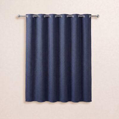 Felix Cotton Waffle Shower Curtain