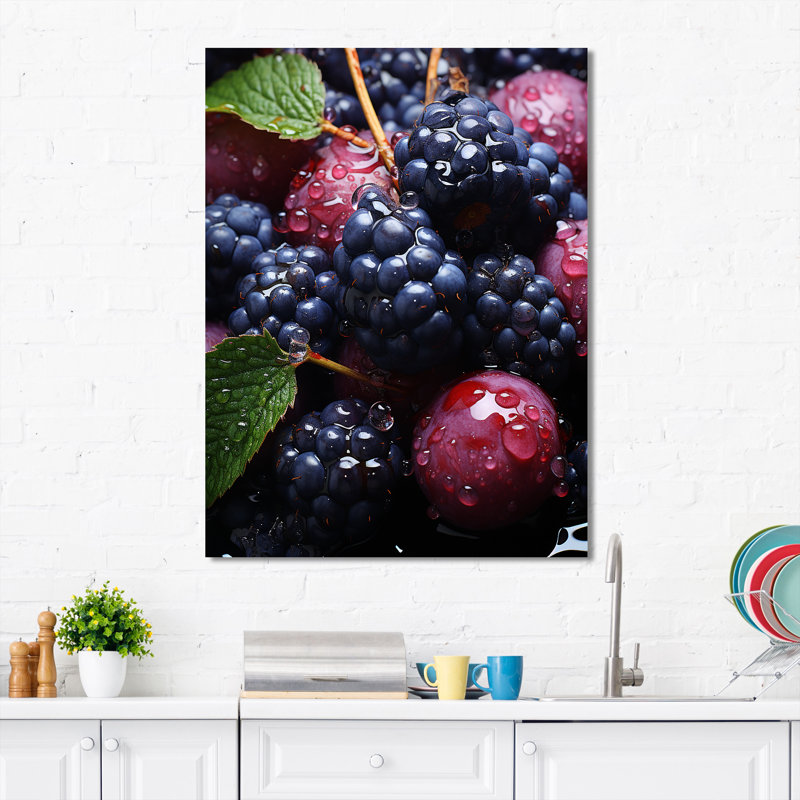 Ballet fruits sérénade - fruits, art mural, H 32 po x l 24 po x P 1 po