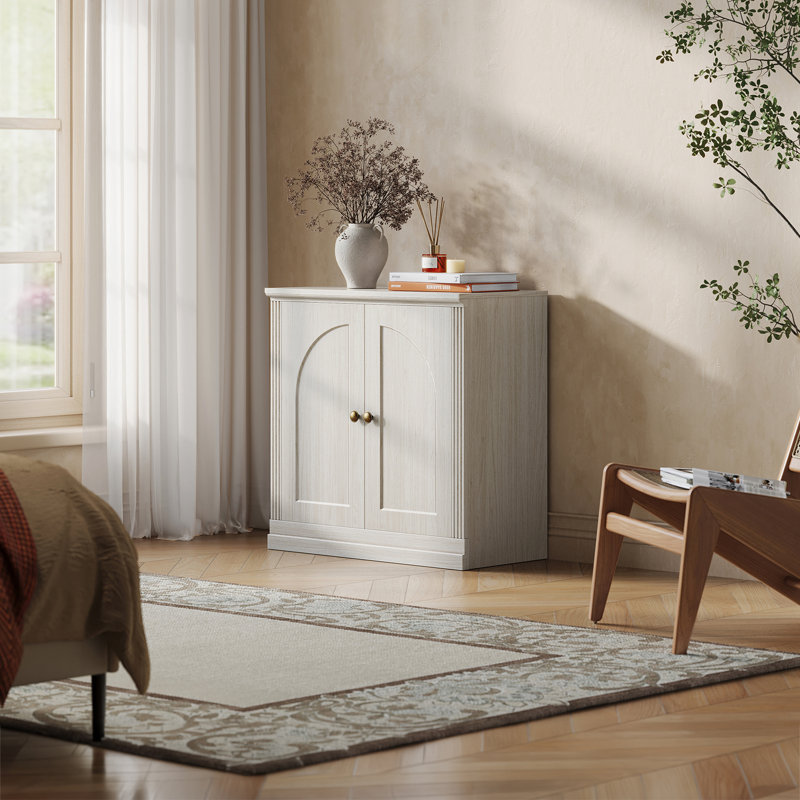 Armoire modulaire à charnière avec porte et tablettes réglables (ensemble de 1), blanc, Blanc
