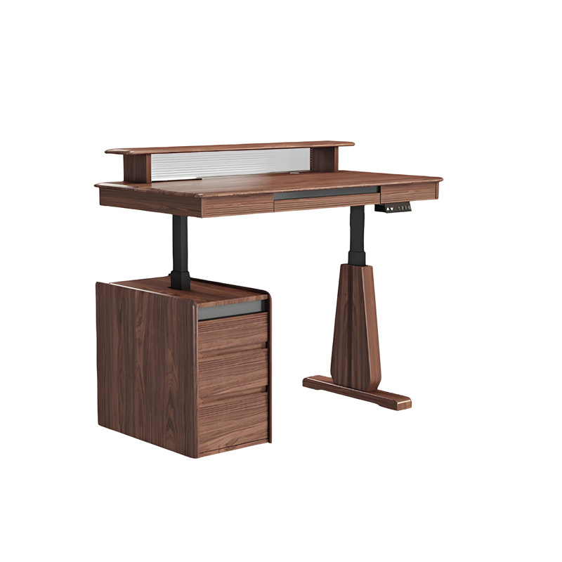 55.12"Solid Wood Electric Adjustable Desk
