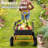 Yellow & Black Steel Frame Plastic Dump Bed Yard Wagon