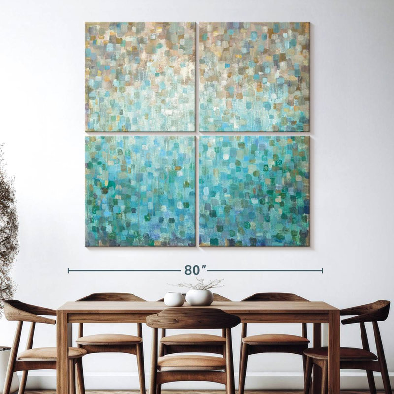 Blocked Avery, 74" H x 74" W