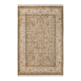 Classic One-of-a-Kind 4'2" X 6'4" Hand Knotted Area Rug