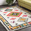 Tapis rouge / orange Elissa Southwestern-44183033