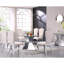 Table de salle à manger rectangulaire Isamarie L 35,4 po x l 63 po-331918672