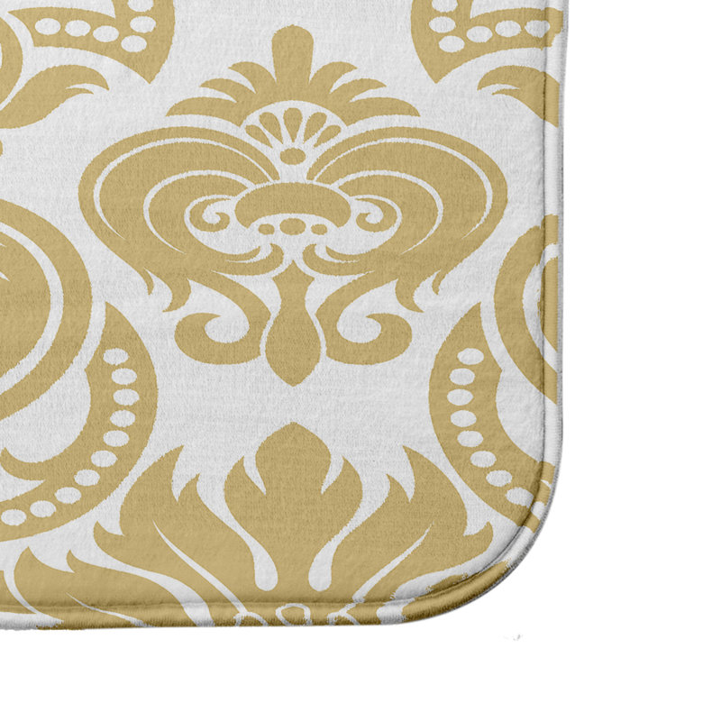 Tapis pour salle de bain Lowenstein, l 24 po x L 36 po, Jaune