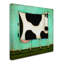 «Turquoise Cow» par Daniel Patrick Kessler, reproduction sur toile-31453443