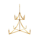 Elite 8 - Light Candle Style Tiered Chandelier