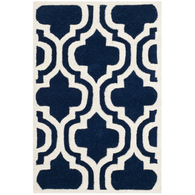 Carolene Hand Tufted Wool Geometric Rug