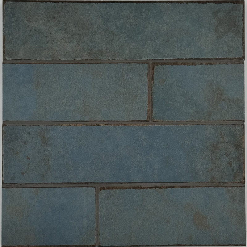 Huntley 3" x 12" Ceramic Wall Tile, Blue