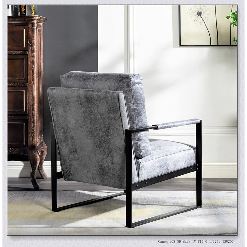 Chaise d'appoint Direct Classic Mid Century Modern, Gris