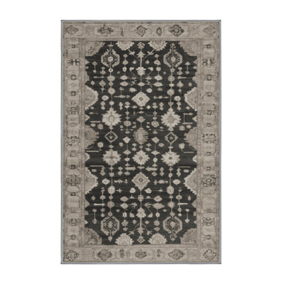 Tapis gris lavable à la machine