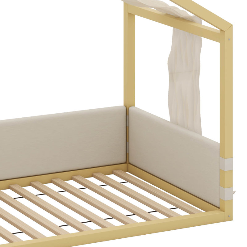 Lit simple Montessori House, Naturel