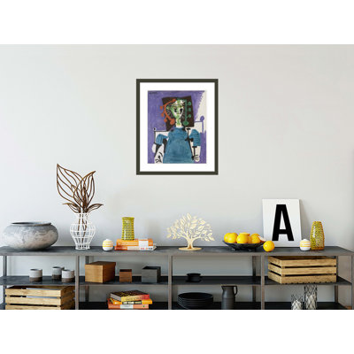 «Sitting Woman» par Pablo Picasso, impression giclée sur cadre