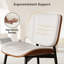 Chaises de salle à manger rembourrées en cuir de polyuréthane, chaises d'appoint pour salles à manger, cuisines et salons-109327969
