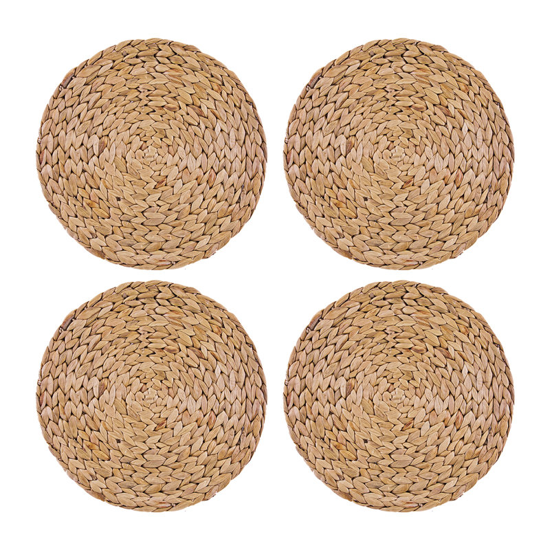 Creative Tops Naturals Jute Woven Round Placemat Set
