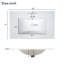 Ensemble de meuble-lavabo classique vert forêt de 30 po avec trois tiroirs, dont un tiroir à double couche, avec de longues poignées dorées - parfait pour les petites salles de bain