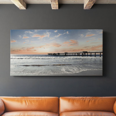 Pacific Beach Sunset- Gallery Wrapped Canvas -Ready to Hang