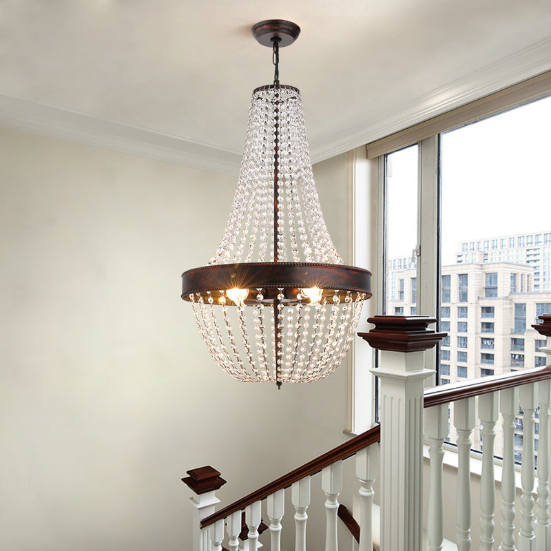 Lustre empire 4 lumières Bernhard