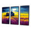 «White Country House Lavender Field Sunset», ensemble d'art mural paysage-374888006-374888004