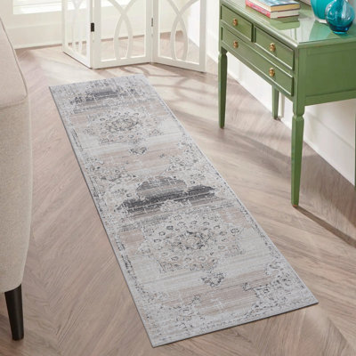2X8 Medallion Runner Rug