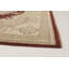 Tapis unique en laine noué à la main brun / beige 6 pi x 8 pi 10 po Prsant