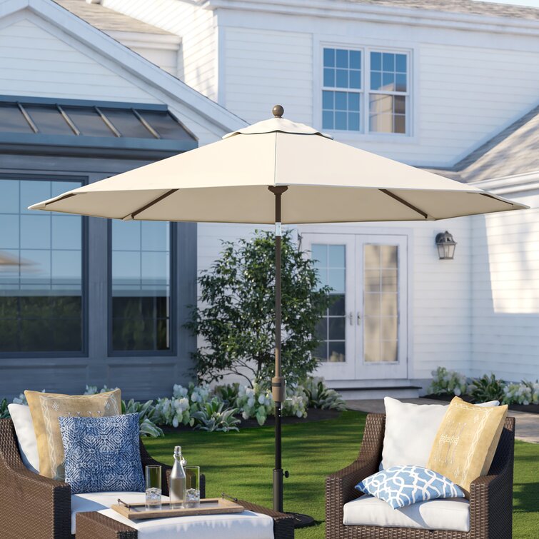 Hargus 108'' Sunbrella Outdoor Umbrella & Reviews | Birch Lane