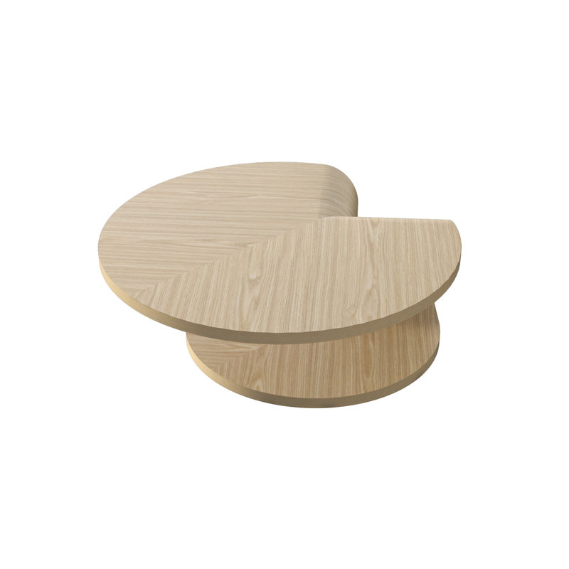 Bloom Coffee Table, 11.81" H x 31.5" L x 31.5" W, Sand